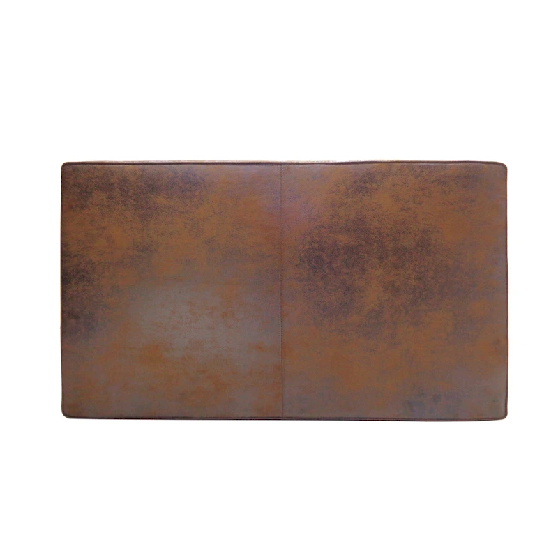 Hillman Modern Microfiber Cocktail Ottoman with Wood Frame by Christopher Knight Home