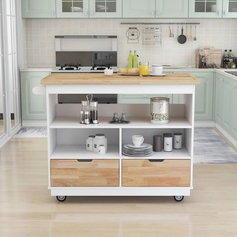 Two-sided Kitchen island Cart