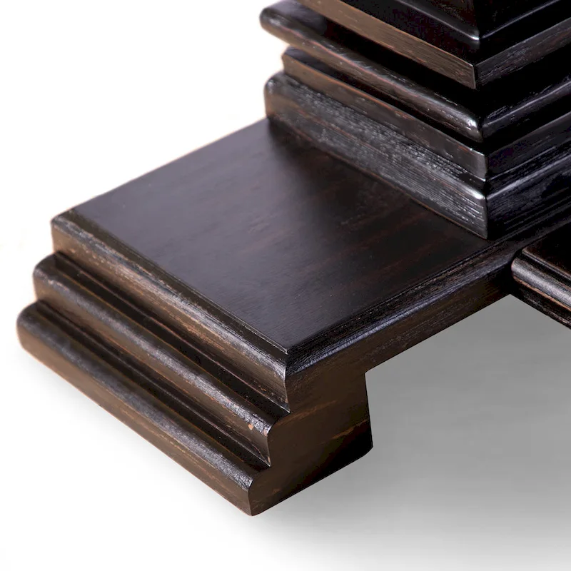 Copper Grove Vinkovci Traditional Antique Black 84-inch Dining Table