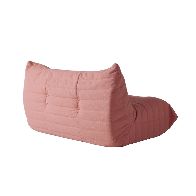 Feature Lazy Sofa Teddy Fabric Couch Living Room Sofa Bean Bag Chair