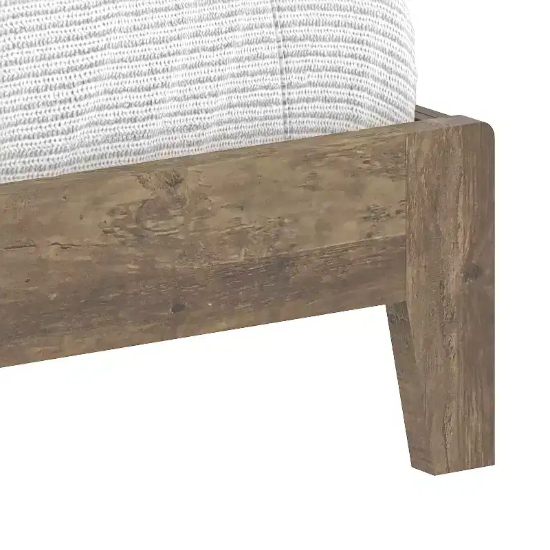 Galano King Tiena Lencia Bed with Headboard  Knotty Oak