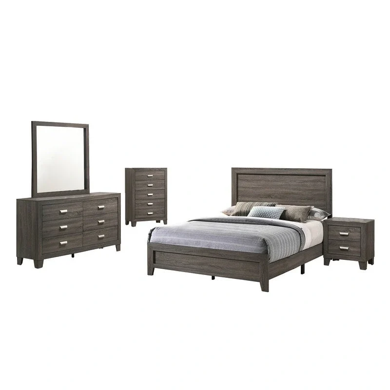 Best Quality Furniture Anastasia 4pc Bedroom with Extra Chest