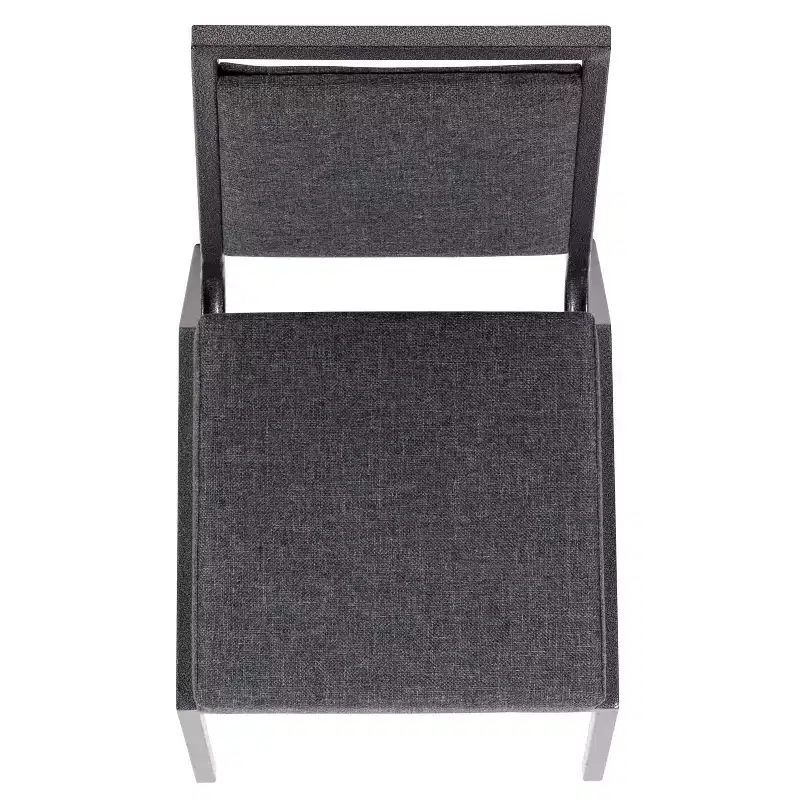 Flash Furniture HERCULES Series Square Back Stacking Banquet Chair with Silvervein Frame