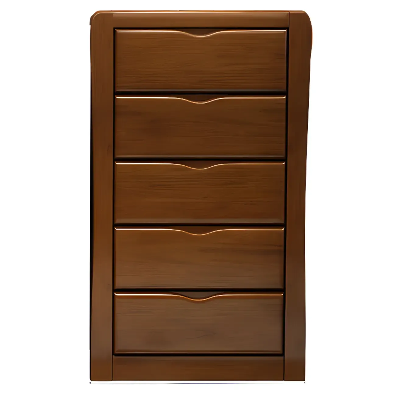 Classic Rubberwood Double Dresser with 9-Drawers