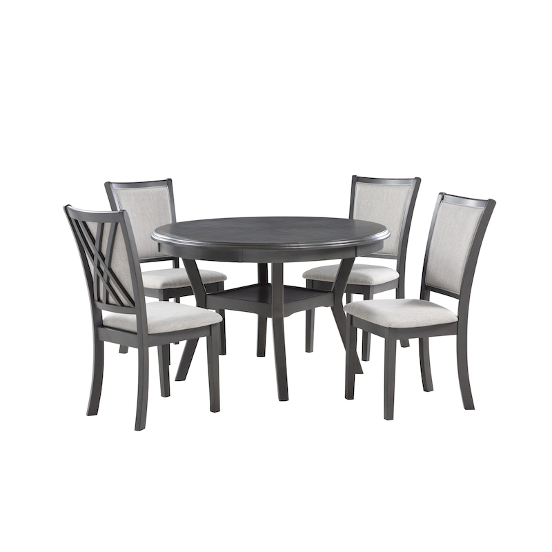 New Classic Furniture Baart 5-Piece Round Dining Set