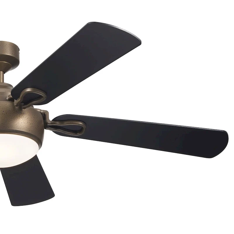 Kichler Lighting Humble 60 inch Integrated LED Indoor Character Bronze Ceiling Fan