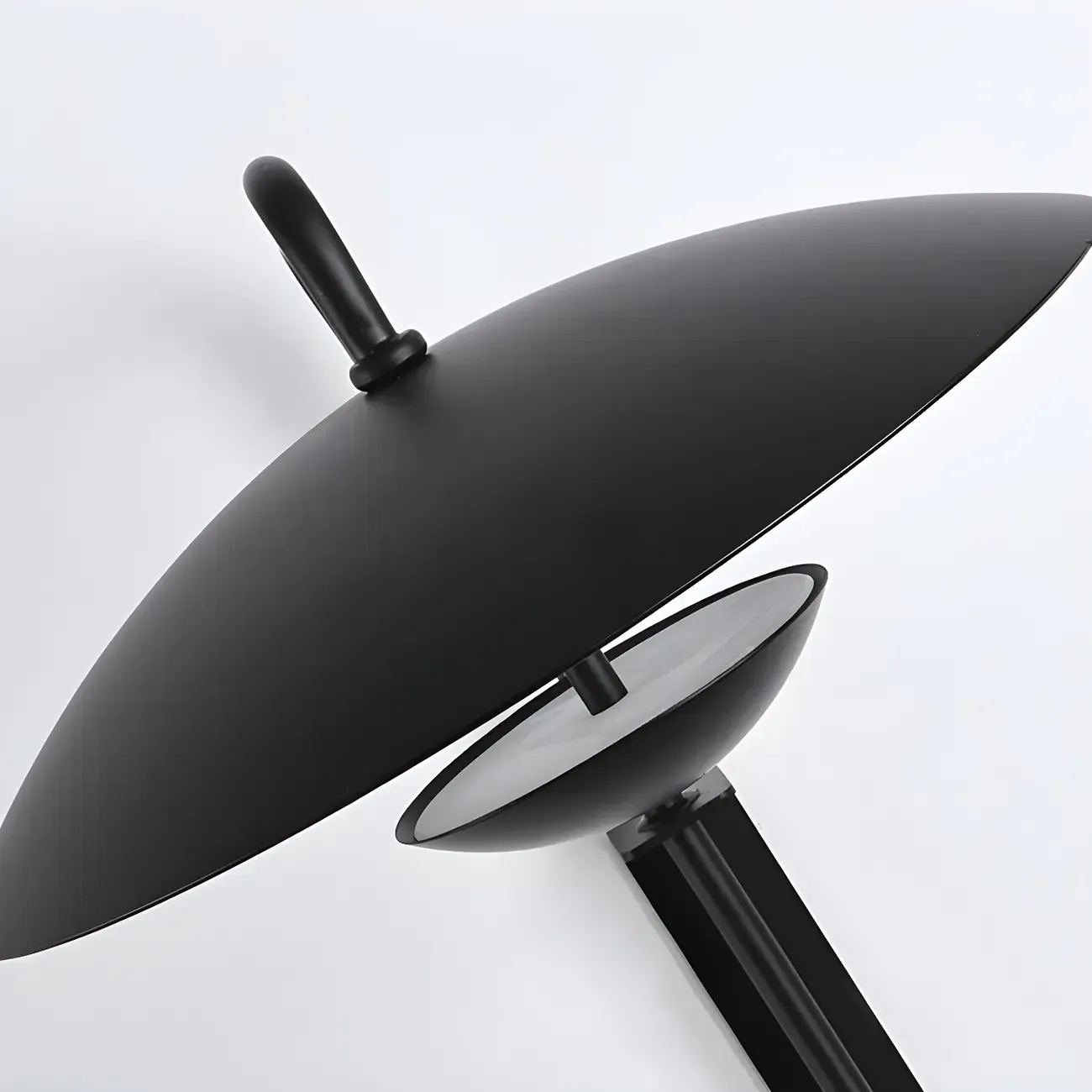 Modern Black Metal Adjustable Swing Arm Wall Light