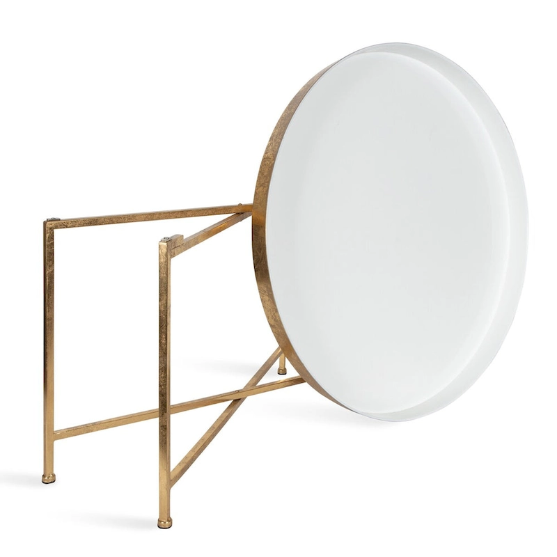 Kate and Laurel Celia Round Metal Coffee Table - 28.25x28.25x19