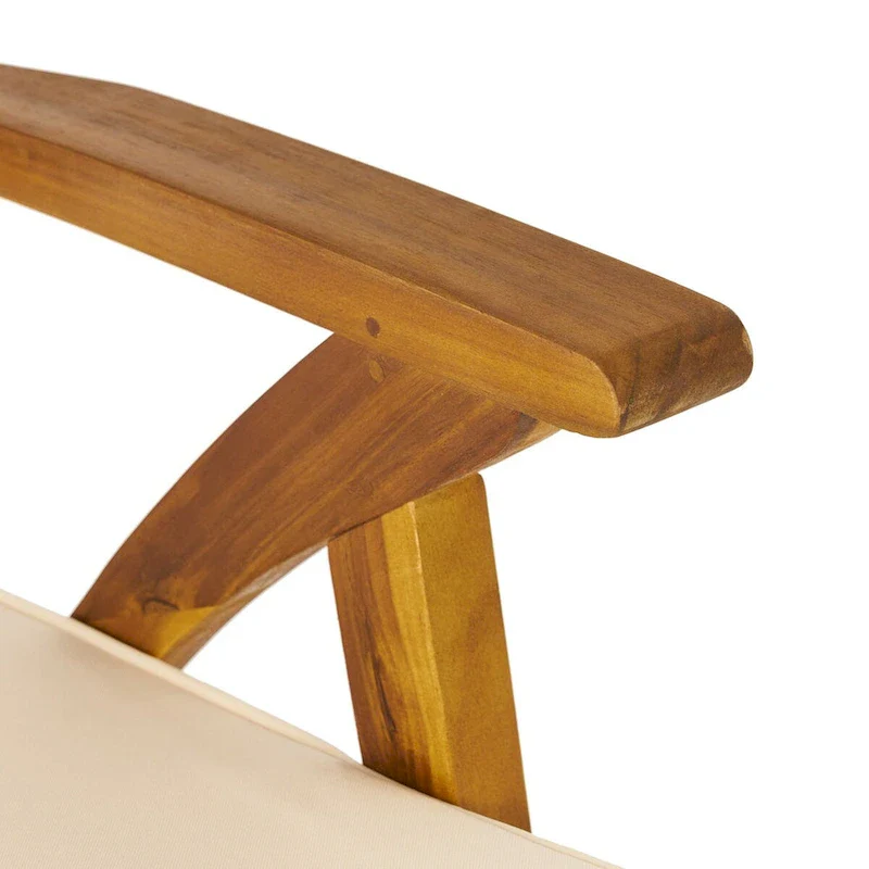 Oaks Aura 30-inch Modern Wood and Metal Patio Stool, Industrial Farmhouse Style Barstools, Set of 2