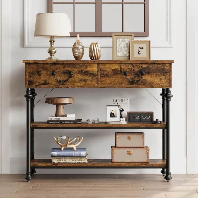 Console Table with Drawers