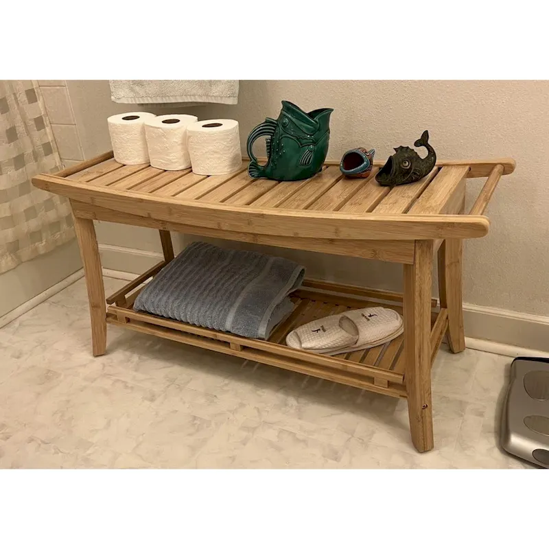 Solid Bamboo Premier 39 Spa Bench