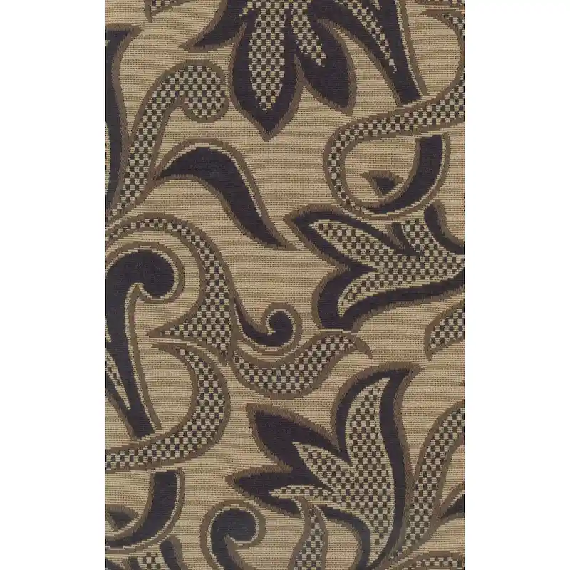 Bali Rattan Double Papasan Chair with Tapestry Cushion