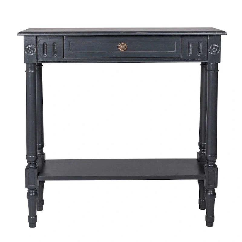 Wood Console Accent Table With Drawer by East at Main