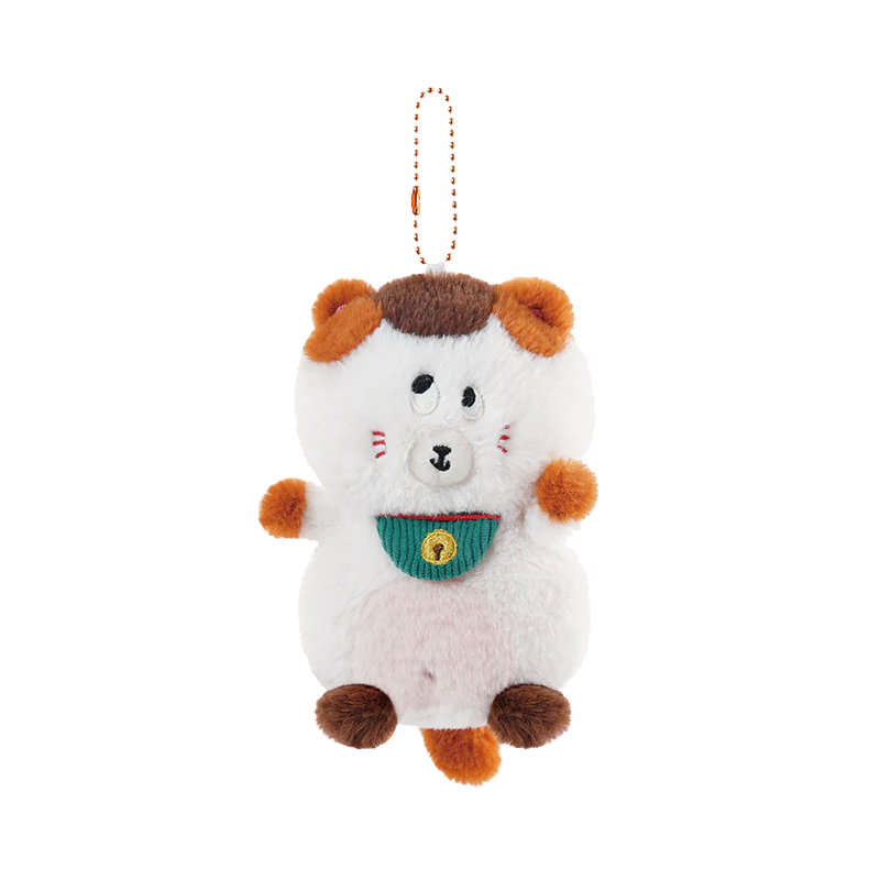 Glee Beanx  – Chubby Series Keycharm - Riich the Rich Lucky Cat 13cm