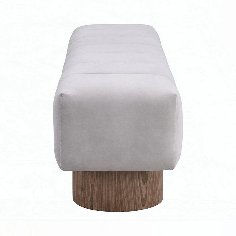 No-Assembly End of Bed Entryway Bench Ottoman