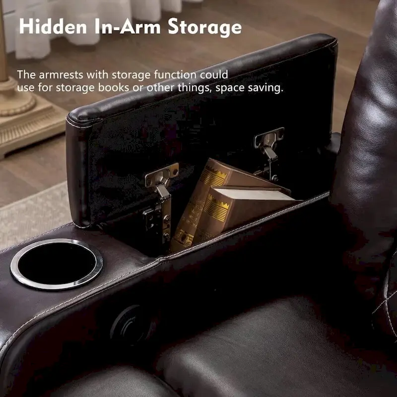 Ebello Multi-Function Power Recliner Home Theater Seating Chair