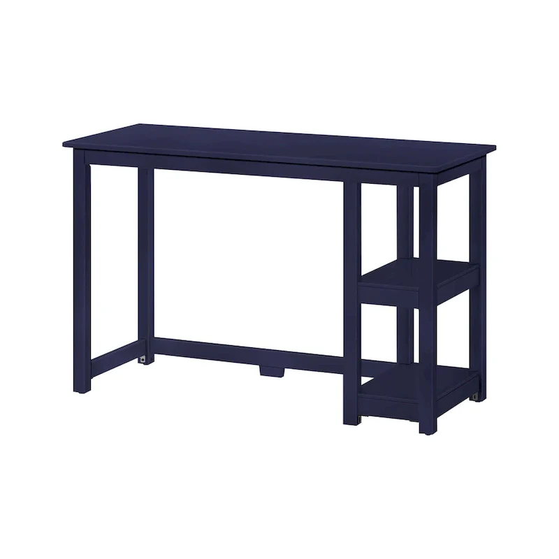 Plank and Beam Desk with Bookshelves