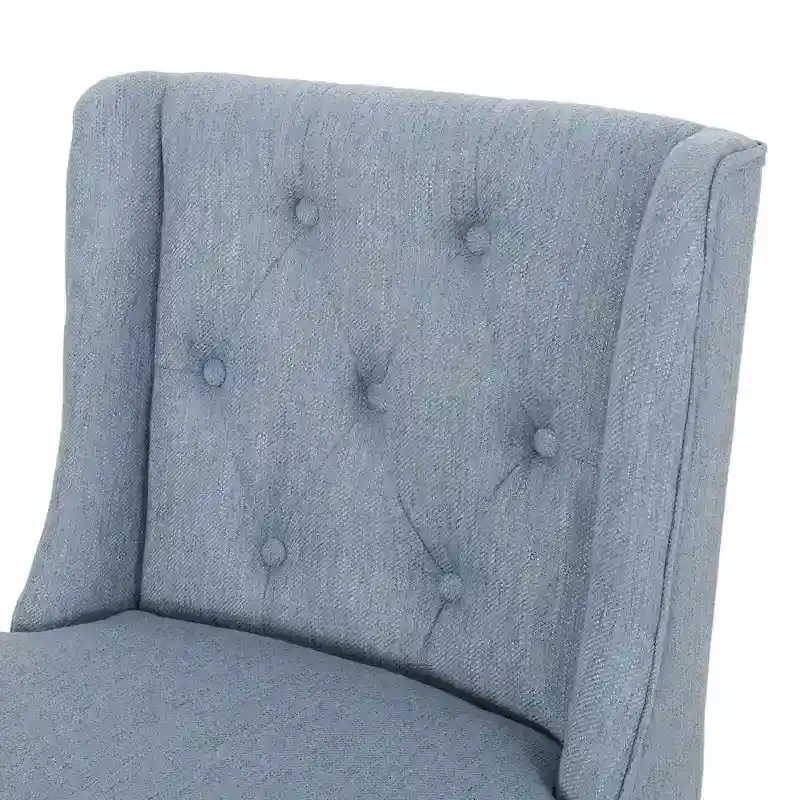 Landria Button-tufted Wingback Counter Stools (Set of 2) by