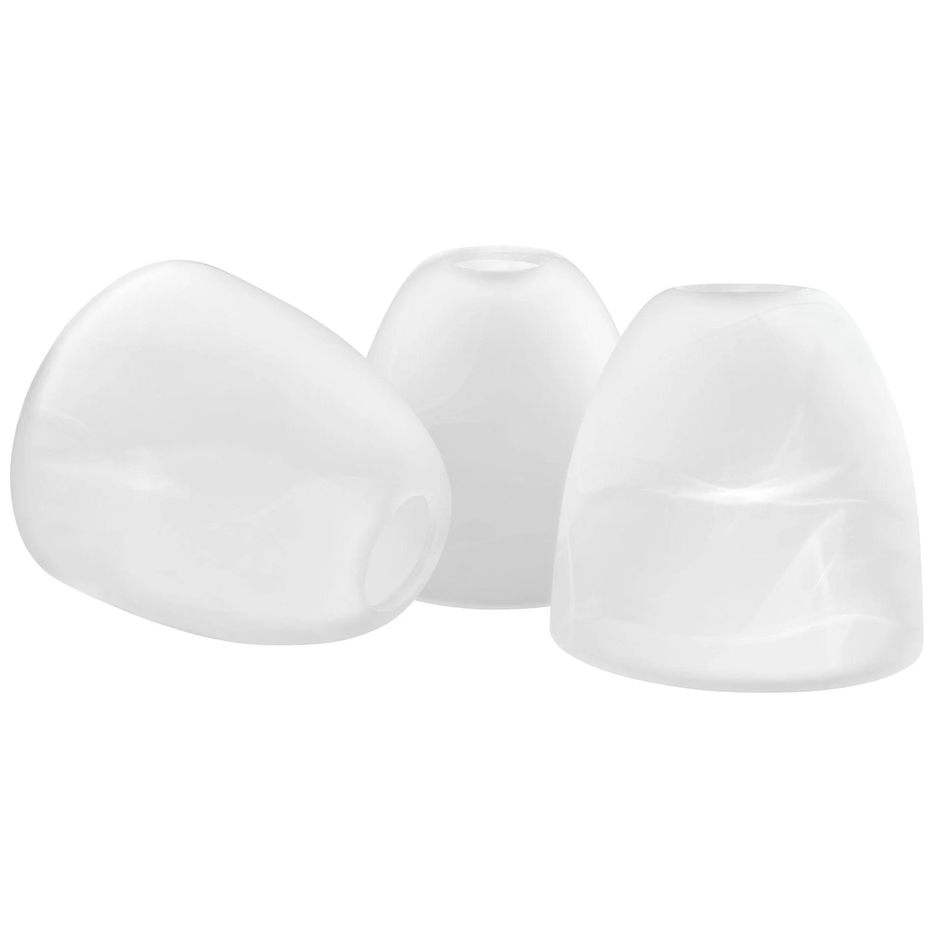 Weston 5 Alabaster Glass Shades / Replacement Glass, 3-Pack