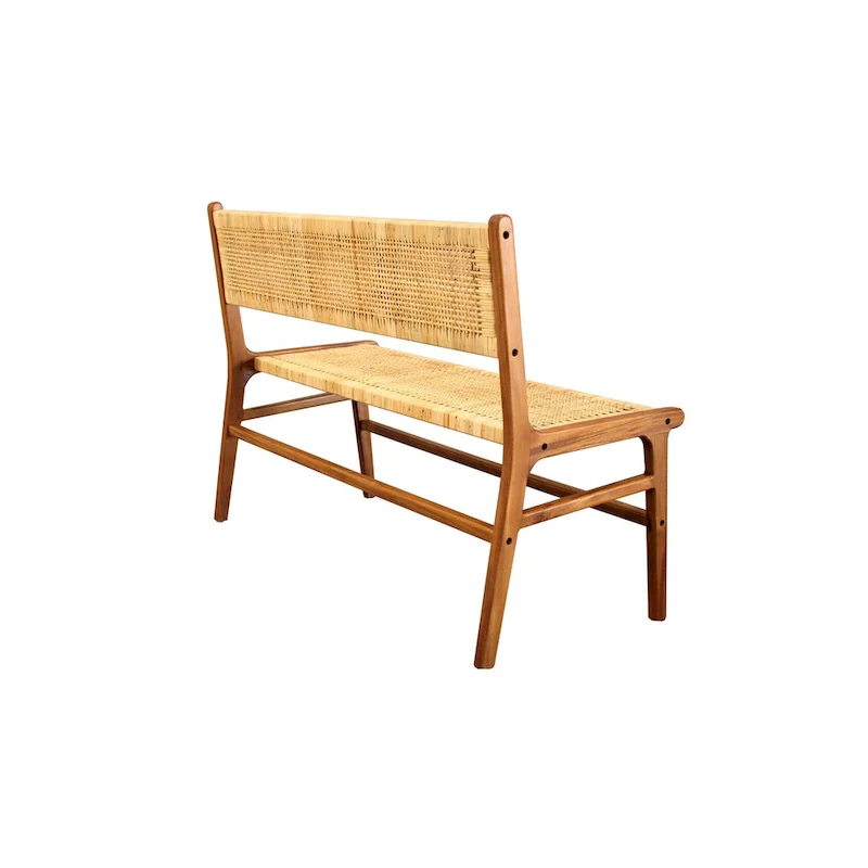 Carolina Living Leana Rattan Bench