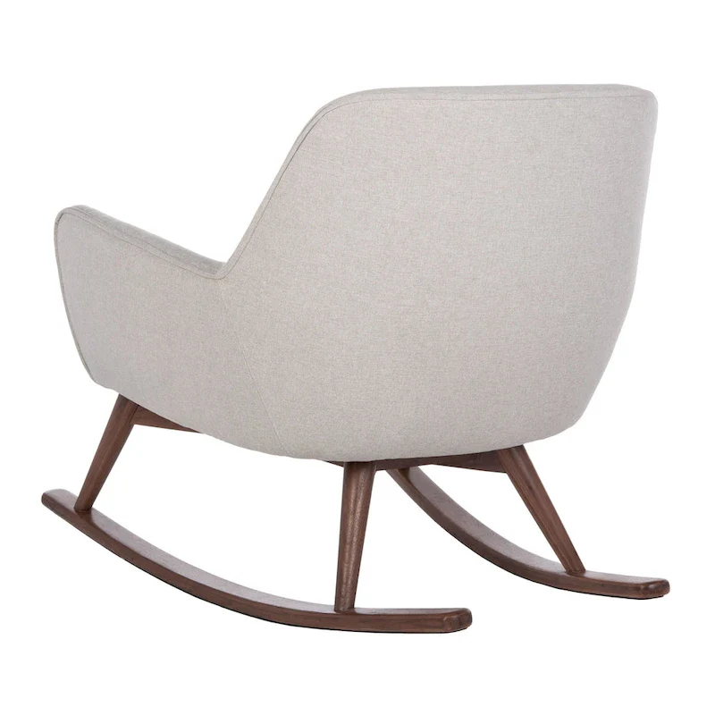 SAFAVIEH Couture Breeda Mid-Century Rocking Chair - 32Wx37Dx32H
