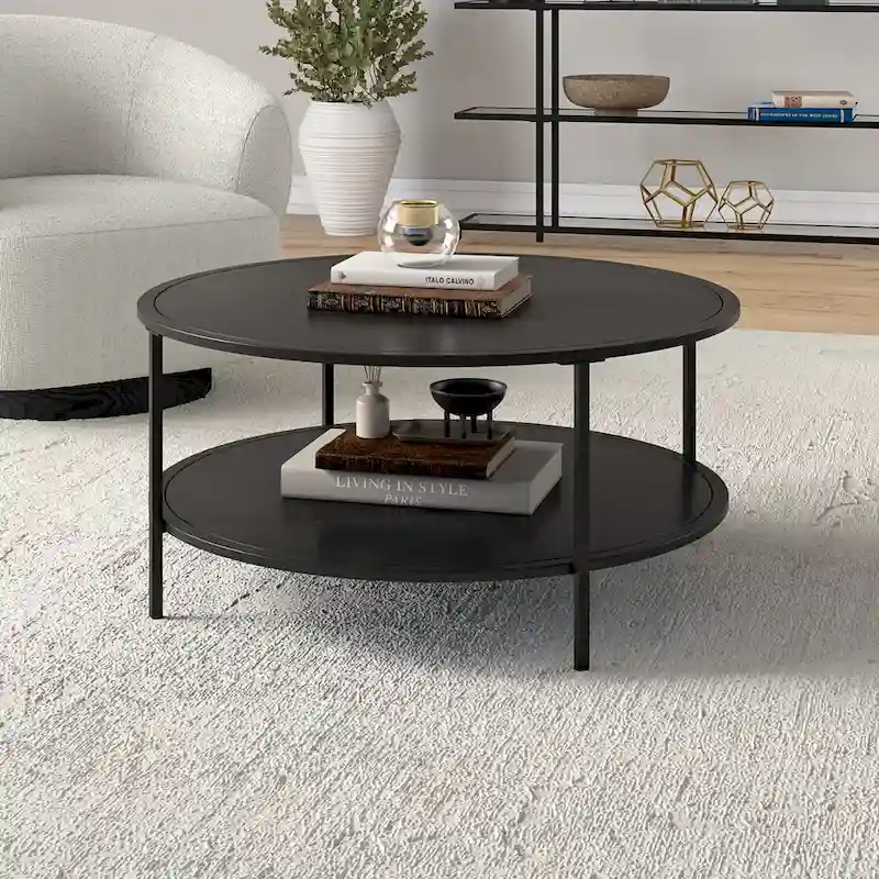 Sivil 36 Wide Round Coffee Table