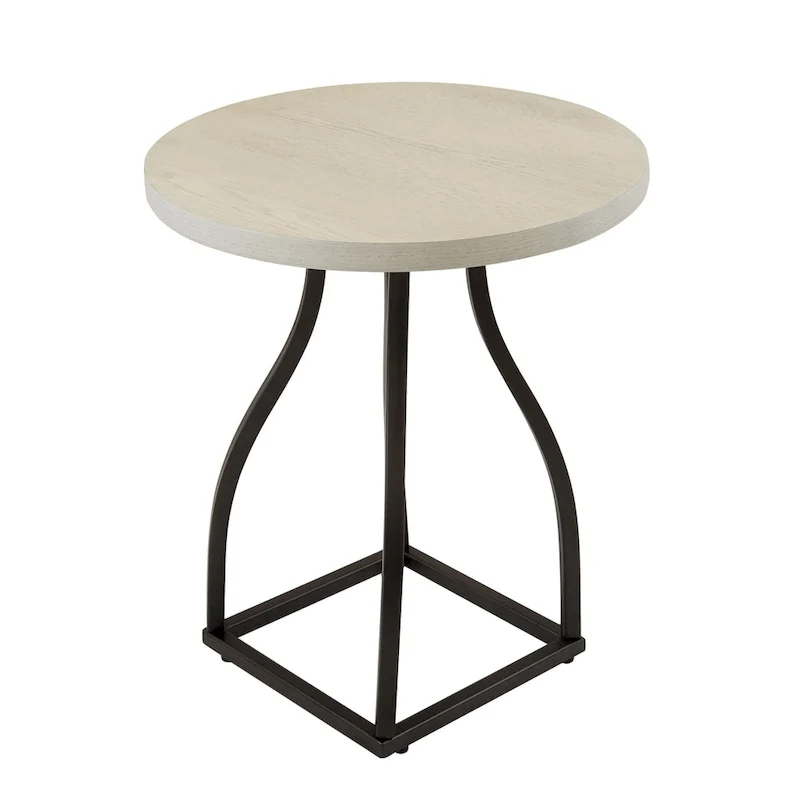 HomePop Lindsay Metal Base Accent Table