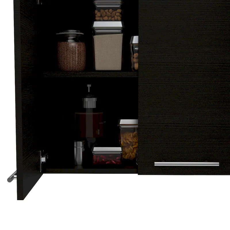 Sitka Wall Cabinet, Two Spacious Divisions