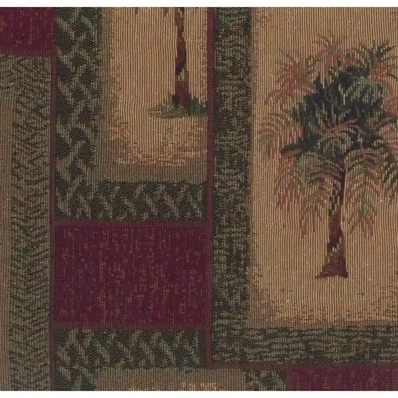 Bali Rattan Swivel Rocker with Tapestry Cushion