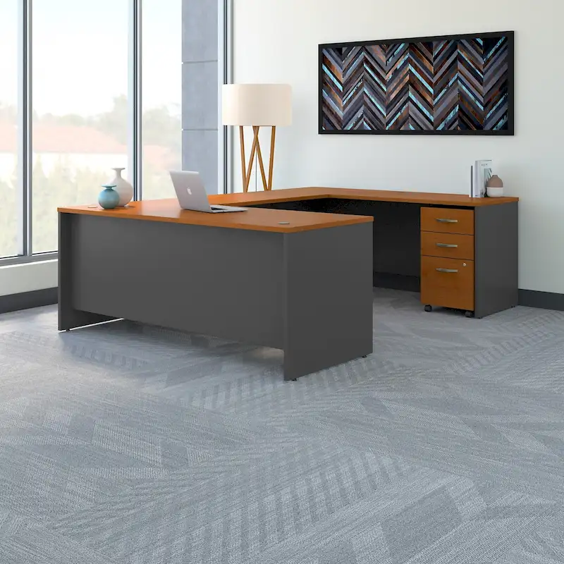 Series C 72W U Shaped Desk with Drawers by Bush Business Furniture