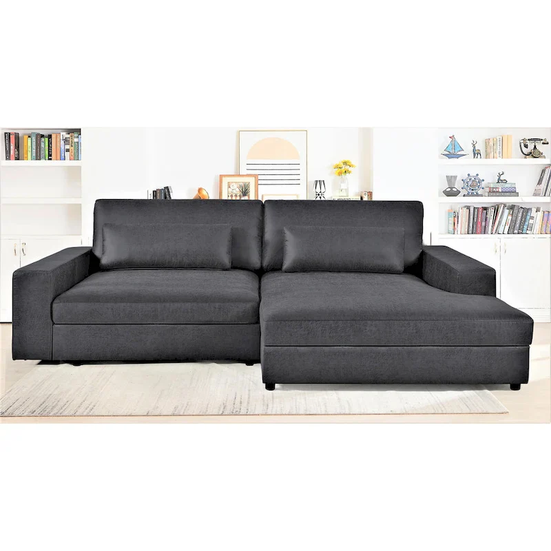 105.52 inch Oversize Facing Chaise Sectional Sofa