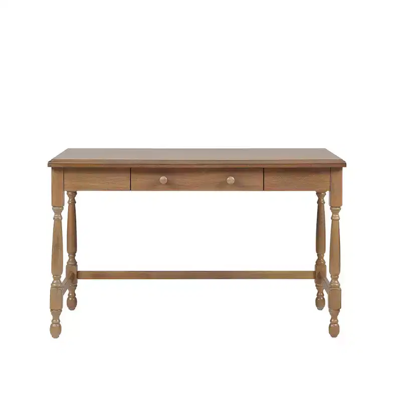 GDFStudio Crista Traditional Wooden Desk with 1 Drawer