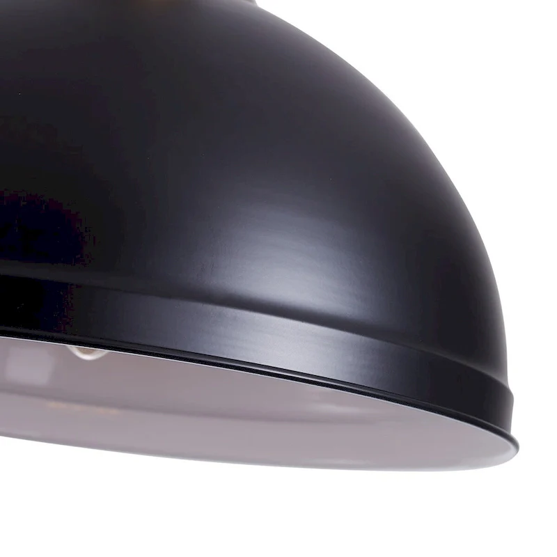 1-Light Bowl Metal Frame Pendant Lighting - 13.8 D4.3 W74.4 H(Adjustable)