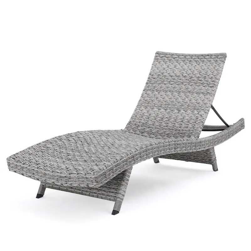 Crete Wicker Chaise Lounge
