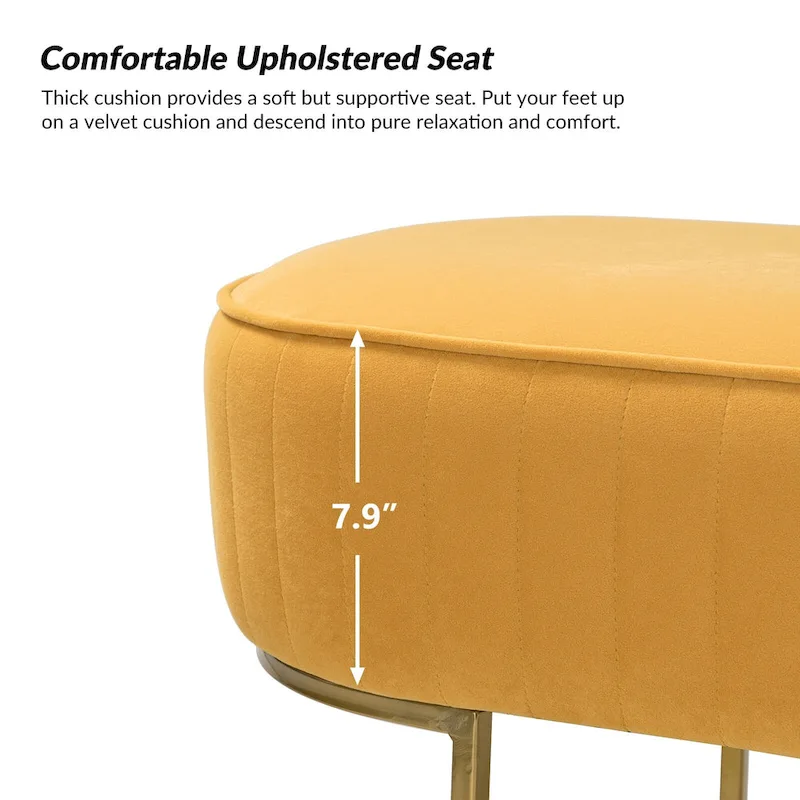 Justo 48 Wide Bench with Metal Base