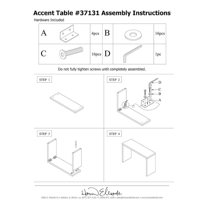 Allan Andrews Carbon Loft Black Wood Veneer Dillon Console Table