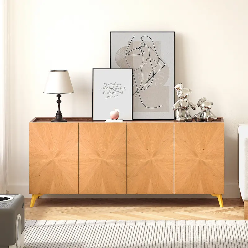 Moasis 63   Solid Wood Sideboard TV Stand