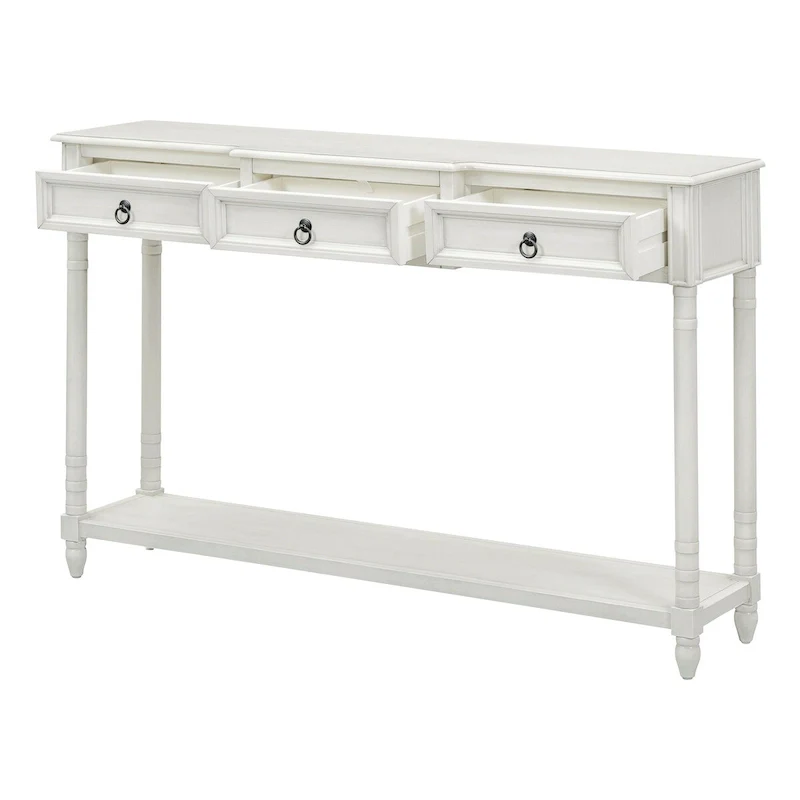 Console Table Sofa Table with Drawers for Entryway