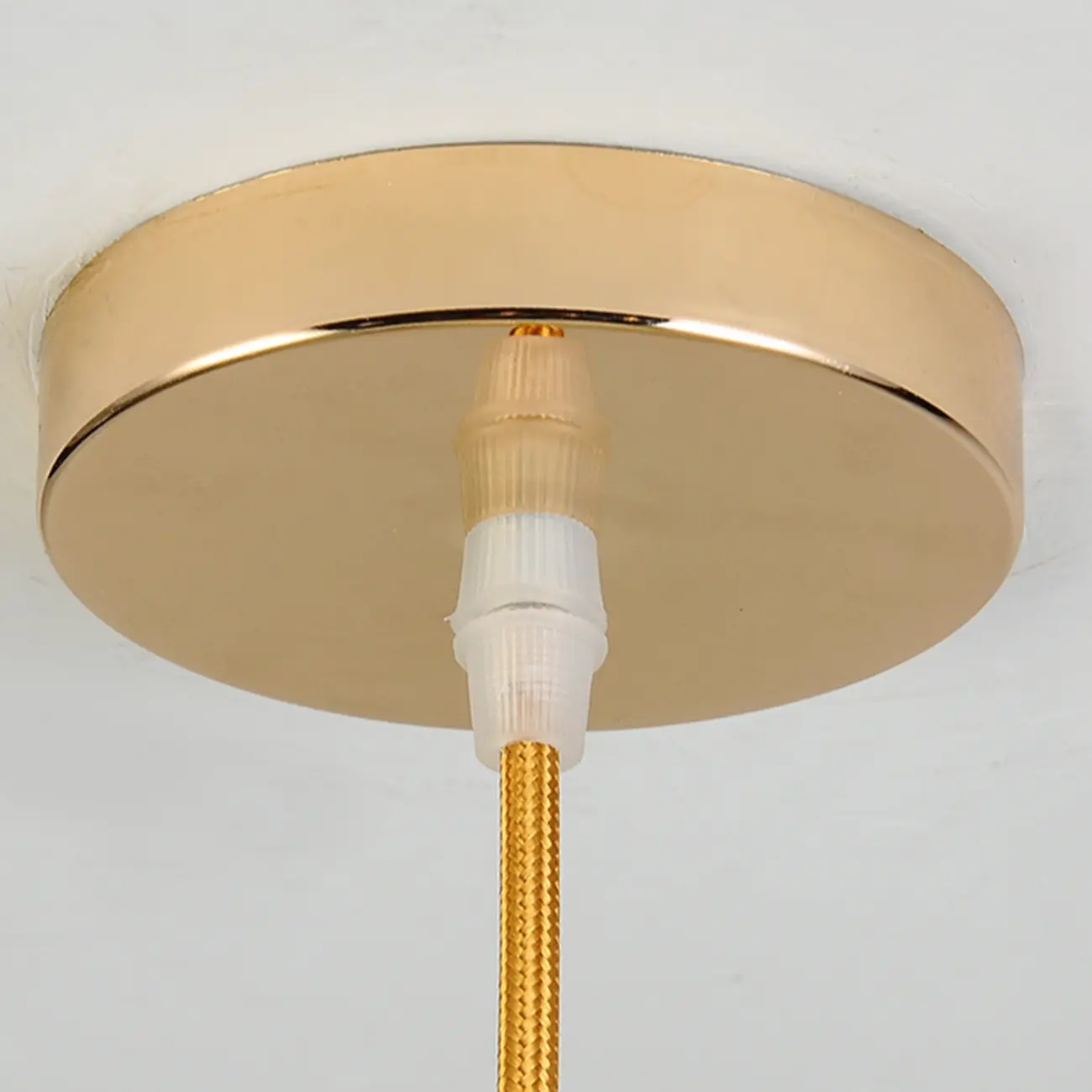 Art Deco Gold Metal Crystal Geometric Pendant Light