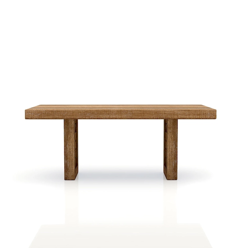 Furniture of America Anaisha Rustic Solid Wood 68-inch Dining Table