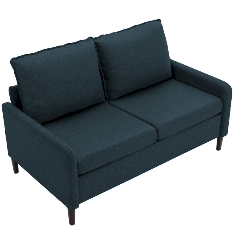 Living Room Loveseat Linen Sofa