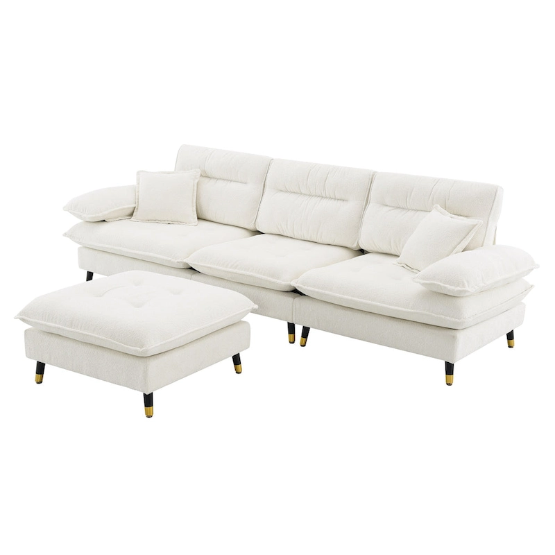 L shaped Convertible Sectional Sofa