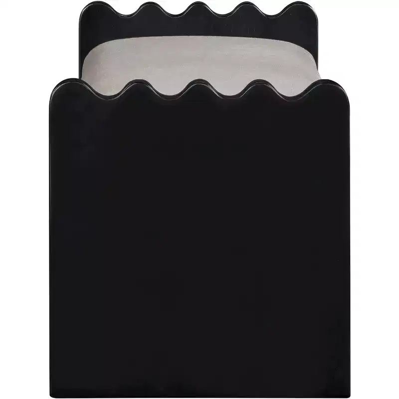 Meridian Furniture,Sonia Velour Fur Fabric Bench