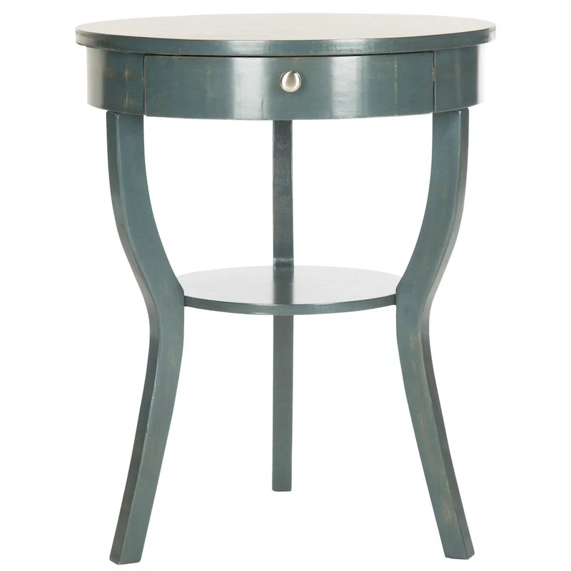 SAFAVIEH Mercedes End Table - 22 x 22 x 30.3 - 22Wx22Dx30H