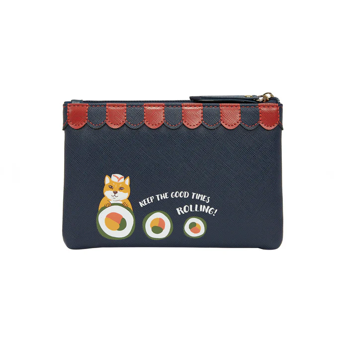 Vendula Sushi - Blue Edition Zipper Coin Purse