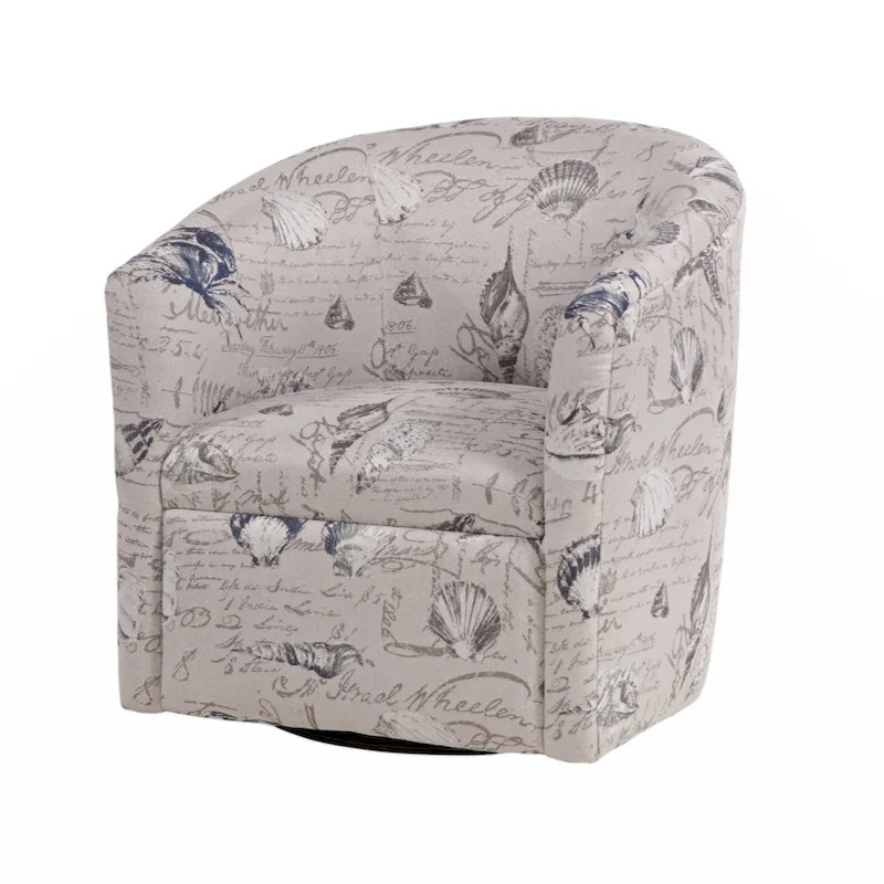 Sea Oat Swivel Barrel polyester Chair