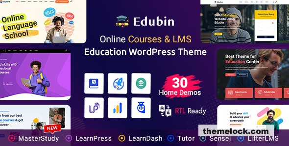 Edubin v9.5.13 - Education LMS WordPress Theme