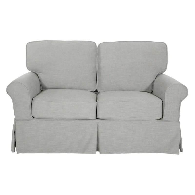 Mid-century Slipcover Loveseat