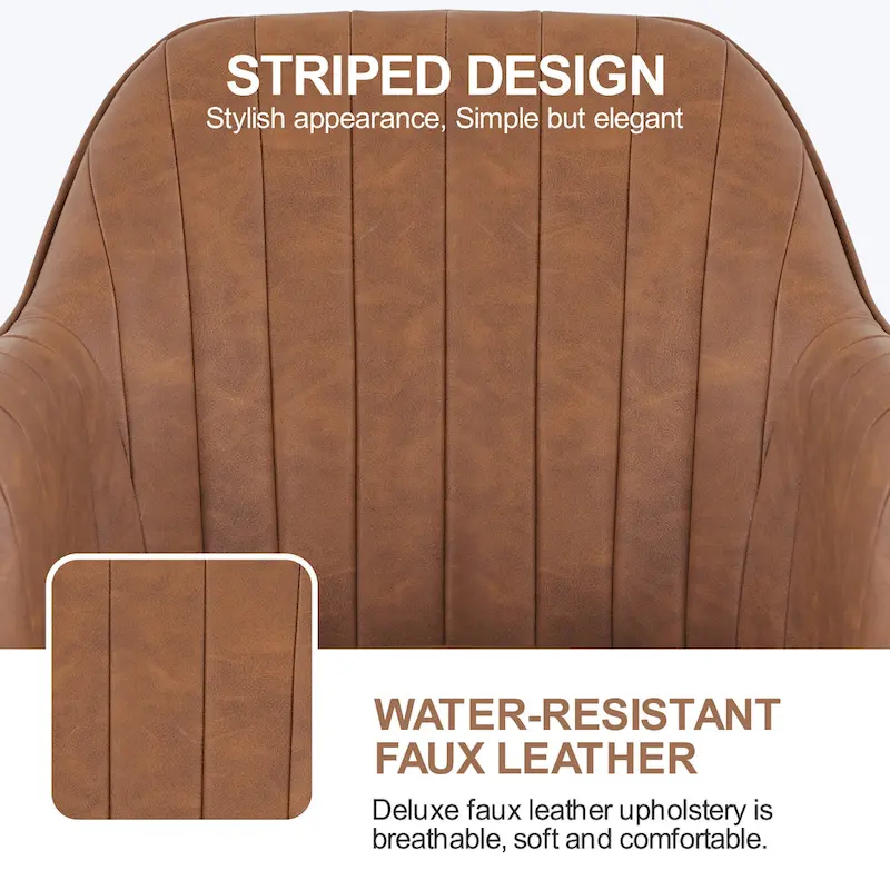 Yaheetech Desk Chair Height-Adjustable Swivel Computer Chair