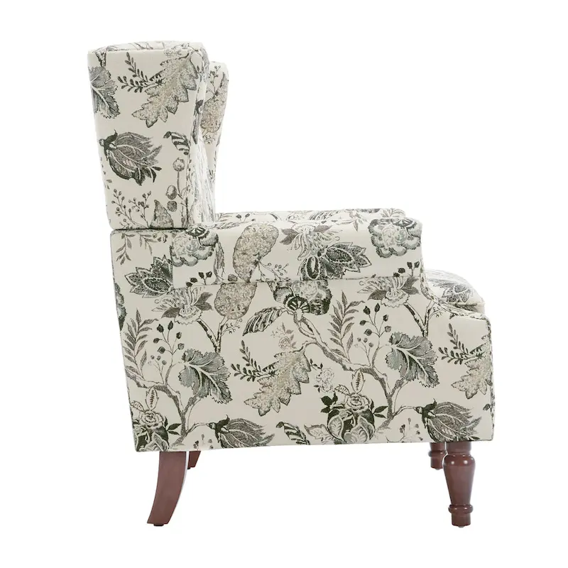 Upholstered Accent Chair Nailhead Trim Arm Chair